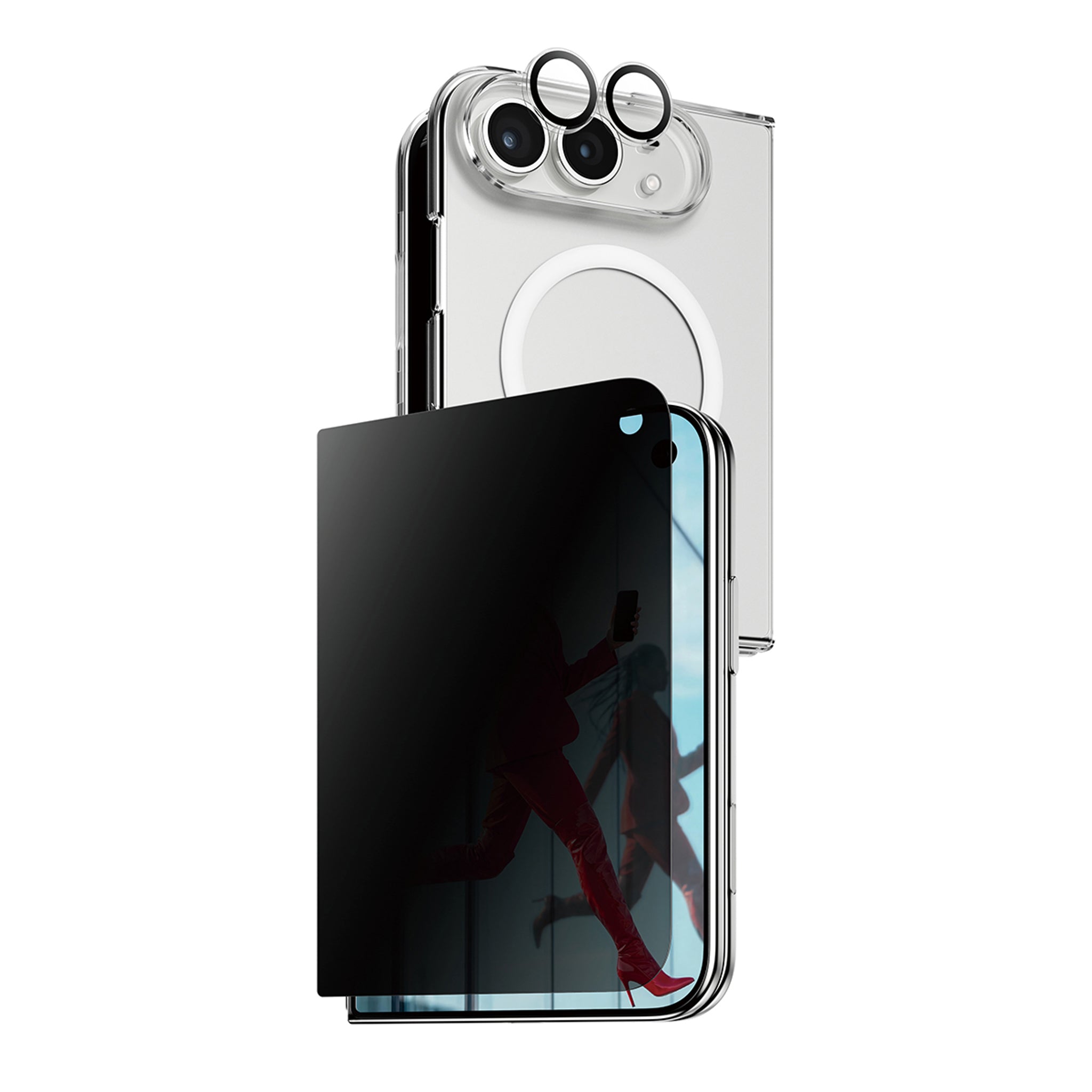 PanzerGlass® | CARE™ by PanzerGlass® 3-in-1 Flagship Privacy Set iPhone Duo